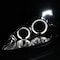 Spec-D Tuning 00-04 Ford Focus Halo LED Projector Chrome 2LHP-FOC00-TM - alternate 5